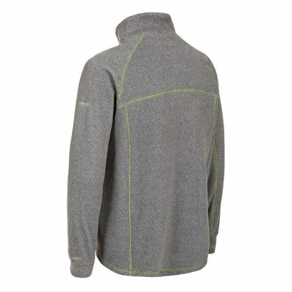 Sideway Fleece Jacket Dark Grey Marl Men Trespass Fleeces