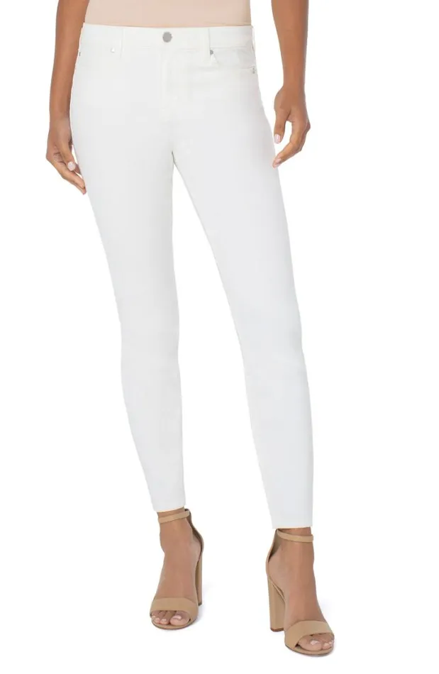 SKINNY Women Liverpool Los Angeles PIPER 034HUGGER034 ANKLE SKINNY Porcelain