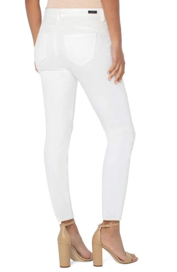SKINNY Women Liverpool Los Angeles PIPER 034HUGGER034 ANKLE SKINNY Porcelain