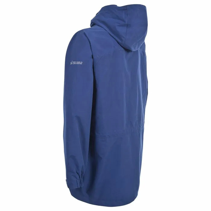 Skyrise Hooded Waterproof Jacket Navy Women Trespass Waterproof Jackets