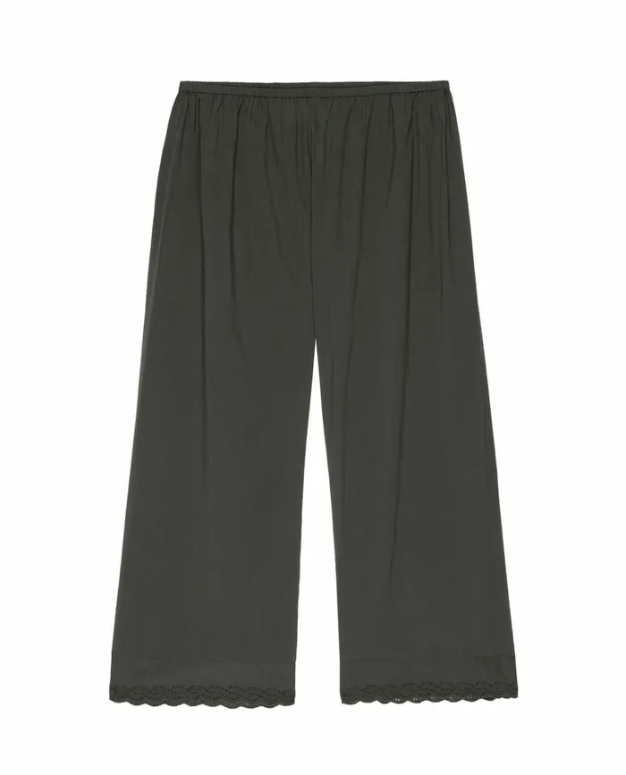 Sleep Bottoms Women The Great The Eyelet Easy Sleep Pant Black Sleep Bottoms Women The Great The Eyelet Easy Sleep Pant Black