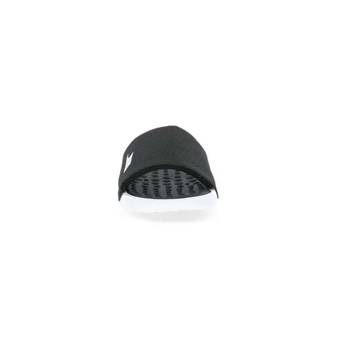 Slide Cushioned Sandals Black White Men Trespass Sandals