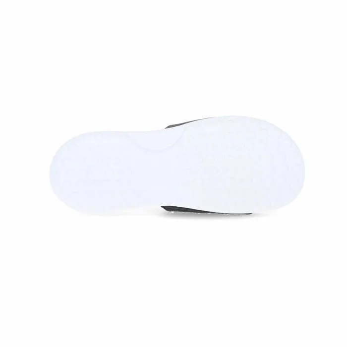 Slide Cushioned Sandals Black White Men Trespass Sandals