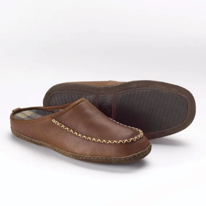 Slippers Men Orvis Lodge SlipOn Mocs Saddle