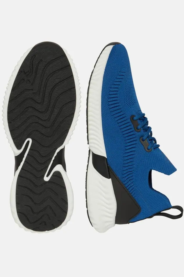 Sneakers Men Boggi Milano Royal Blue Recycled Yarn Willow Trainers Royal Blue Sneakers Men Boggi Milano Royal Blue Recycled Yarn Willow Trainers Royal Blue