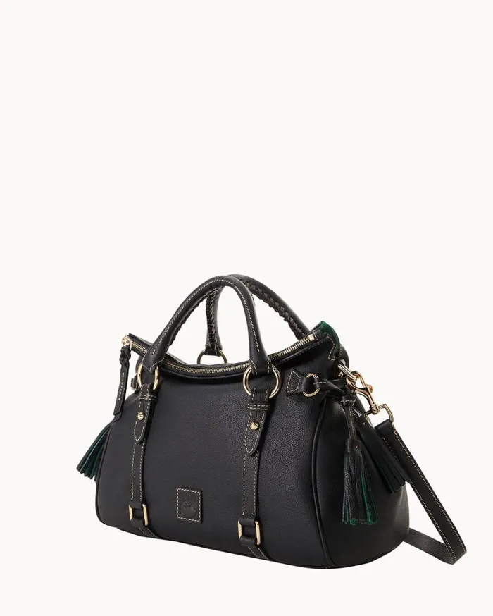 Sorrento Large Satchel Black Women Dooney and Bourke Satchels Sorrento Large Satchel Black Women Dooney and Bourke Satchels