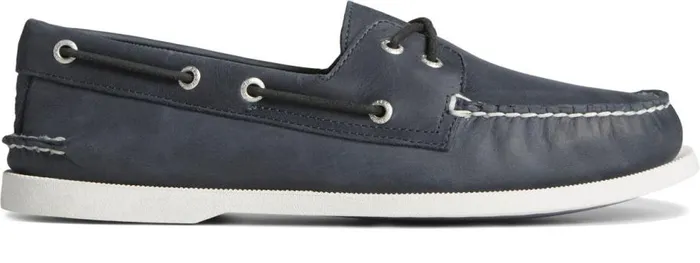 Sperry Boat Shoes Men Authentic Original Cross Lace Boat Shoe Navy
