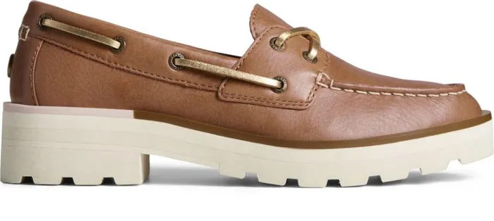 Sperry Boat Shoes Women Lug Boat Shoe Tan