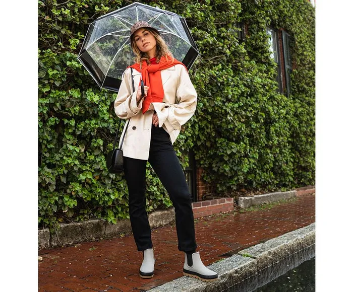Sperry Boat Shoes Women Torrent Chelsea Matte Waterproof Rain Boot White Sperry Boat Shoes Women Torrent Chelsea Matte Waterproof Rain Boot White