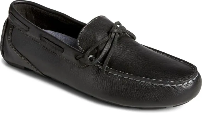 Sperry Boots Men Davenport Pull Up Leather 1Eye Driver Black Sperry Boots Men Davenport Pull Up Leather 1Eye Driver Black