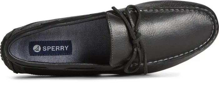 Sperry Boots Men Davenport Pull Up Leather 1Eye Driver Black Sperry Boots Men Davenport Pull Up Leather 1Eye Driver Black