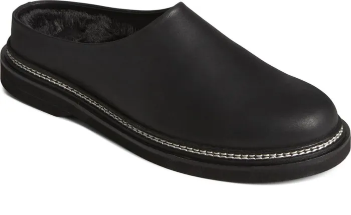 Sperry Flats and Loafers Women Sperry X Who What Wear Captain039s Mule Black Sperry Flats and Loafers Women Sperry X Who What Wear Captain039s Mule Black