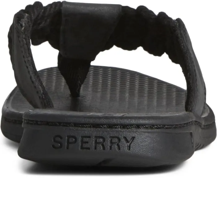 Sperry Sandals Women Parrotfish Braid Sandal Black Sperry Sandals Women Parrotfish Braid Sandal Black