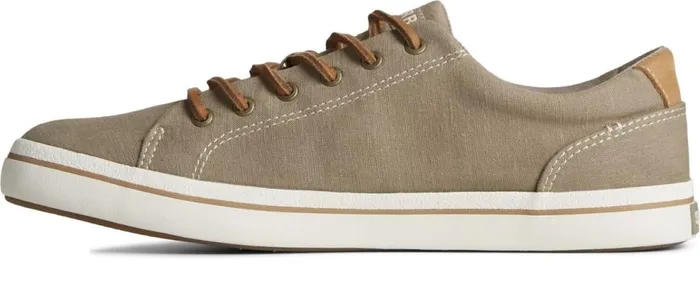 Sperry Sneakers Men Striper II Linen LTT Sneaker Taupe Sperry Sneakers Men Striper II Linen LTT Sneaker Taupe