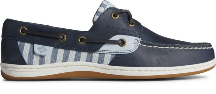 Sperry Sneakers Women Koifish Stripe Boat Shoe Navy