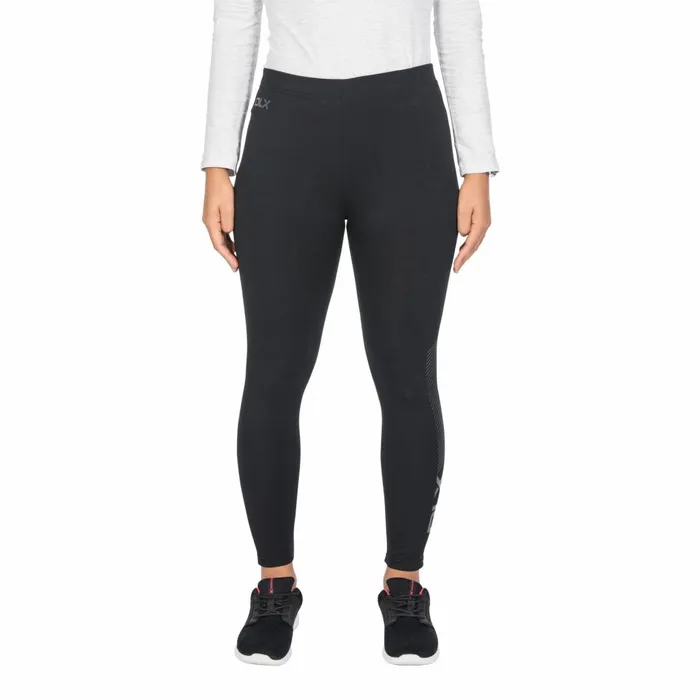 Splits DLX Knitted Active Leggings Black Women Trespass Casual Trousers