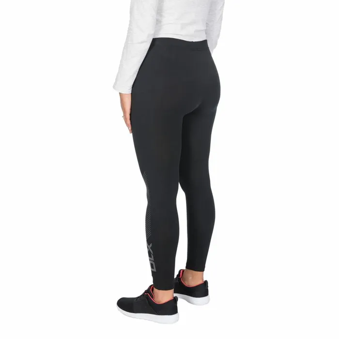 Splits DLX Knitted Active Leggings Black Women Trespass Casual Trousers