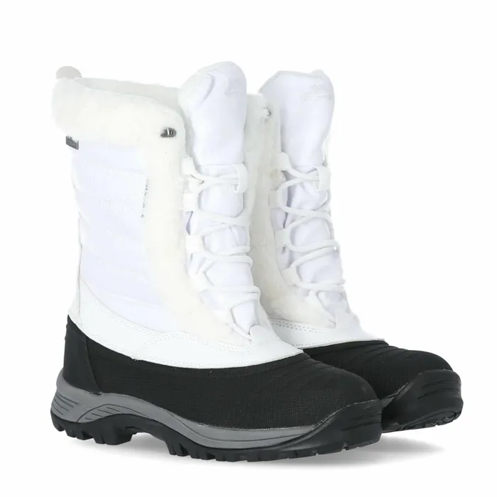 Stalagmite II Fleece Lined Waterproof Snow Boots White Women Trespass Snow Boots Stalagmite II Fleece Lined Waterproof Snow Boots White Women Trespass Snow Boots
