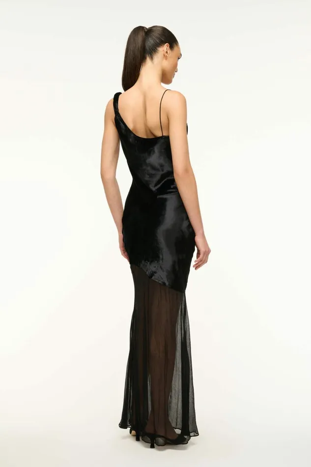 STAUD BEATON DRESS Black Women Dresses STAUD BEATON DRESS Black Women Dresses
