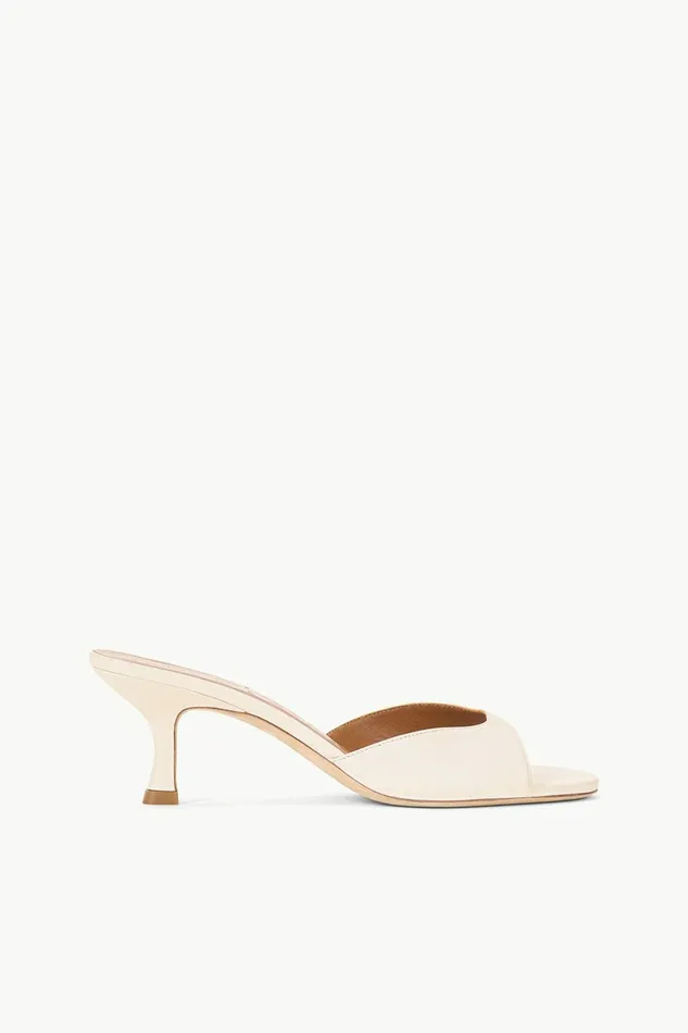 STAUD BRIGITTE MULE Cream Women Mules and Flats