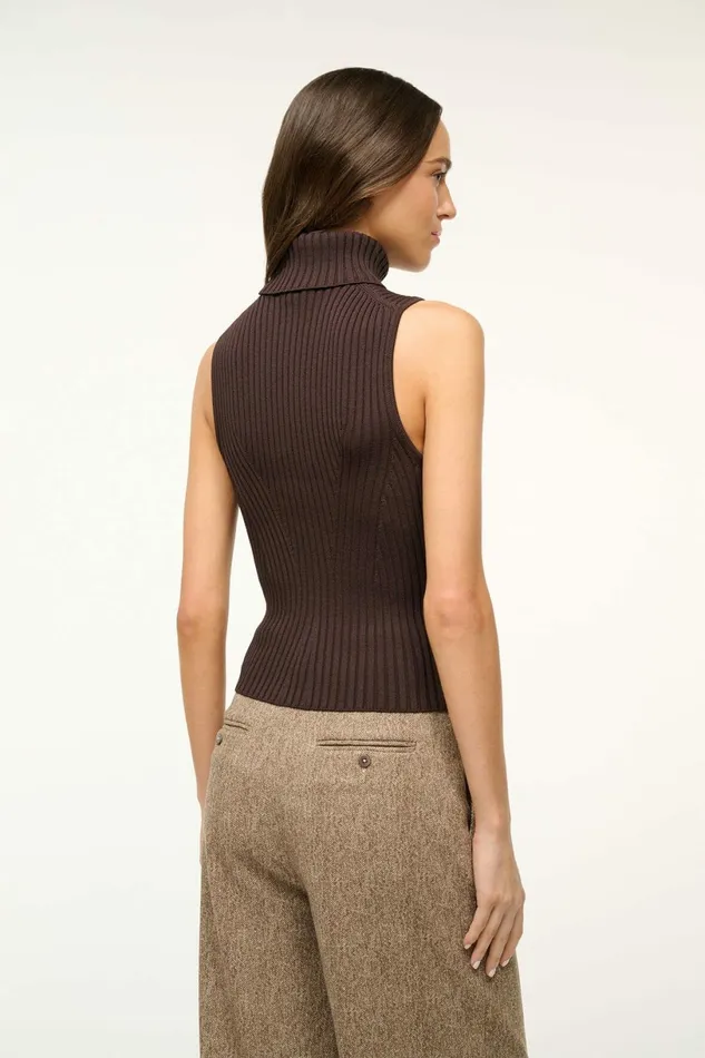 STAUD CALLUM TOP Earth Women Tops STAUD CALLUM TOP Earth Women Tops