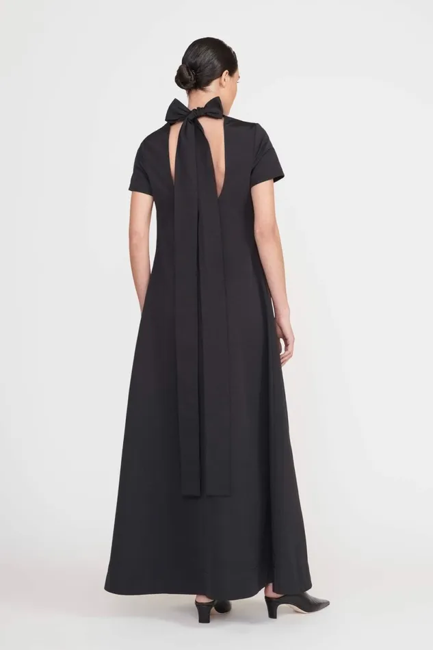 STAUD ILANA DRESS Black Women Dresses STAUD ILANA DRESS Black Women Dresses
