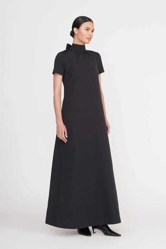 STAUD ILANA DRESS Black Women Dresses STAUD ILANA DRESS Black Women Dresses