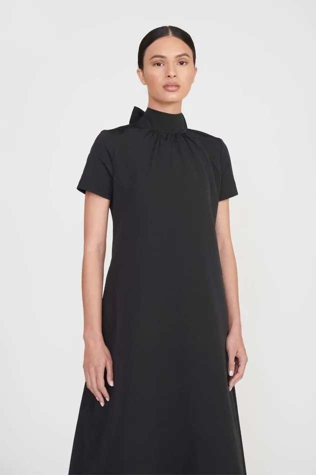 STAUD ILANA DRESS Black Women Dresses STAUD ILANA DRESS Black Women Dresses