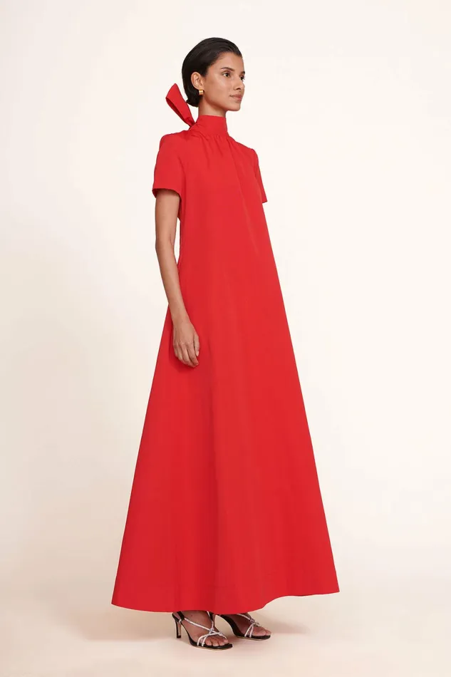 STAUD ILANA DRESS Poinsettia Women Dresses STAUD ILANA DRESS Poinsettia Women Dresses