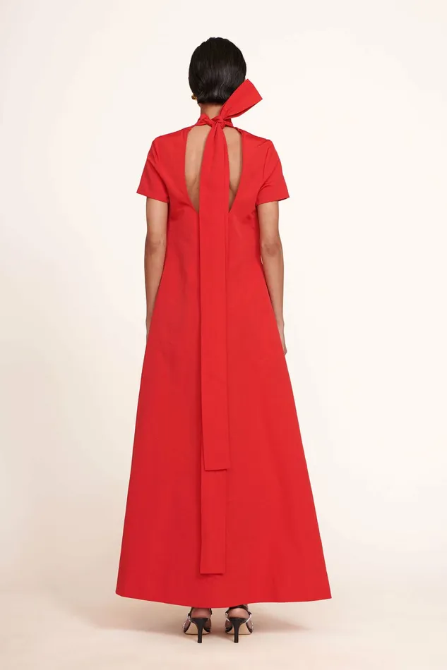 STAUD ILANA DRESS Poinsettia Women Dresses STAUD ILANA DRESS Poinsettia Women Dresses