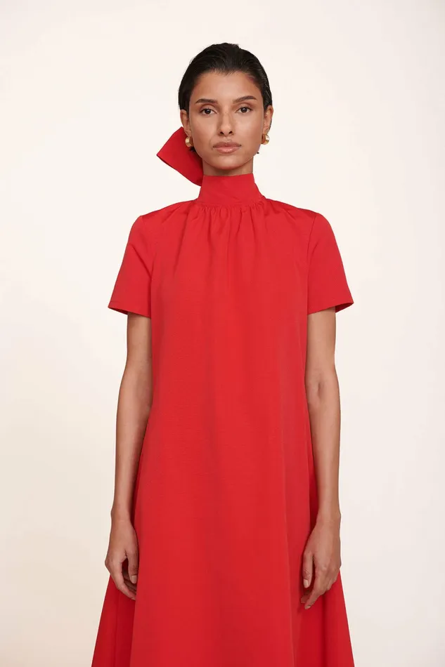 STAUD ILANA DRESS Poinsettia Women Dresses STAUD ILANA DRESS Poinsettia Women Dresses