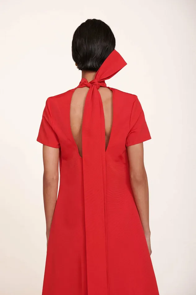 STAUD ILANA DRESS Poinsettia Women Dresses STAUD ILANA DRESS Poinsettia Women Dresses