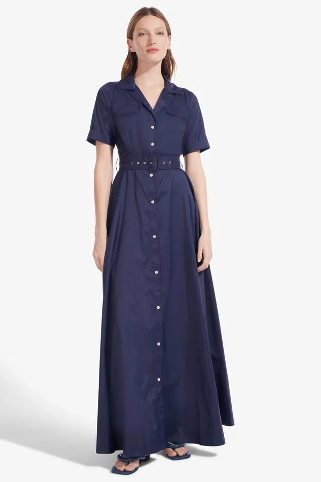 STAUD MILLIE DRESS Navy Women Dresses