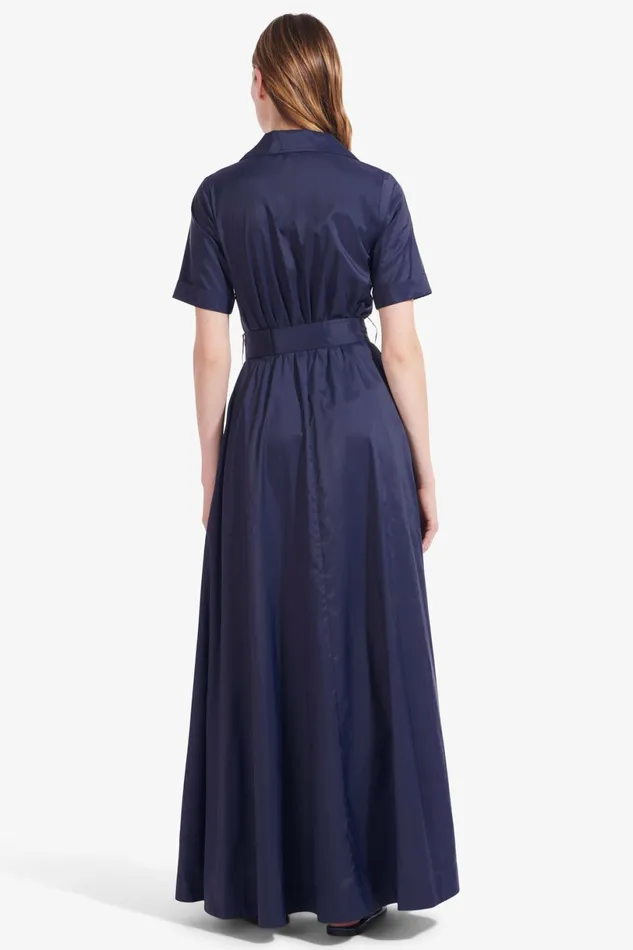 STAUD MILLIE DRESS Navy Women Dresses STAUD MILLIE DRESS Navy Women Dresses