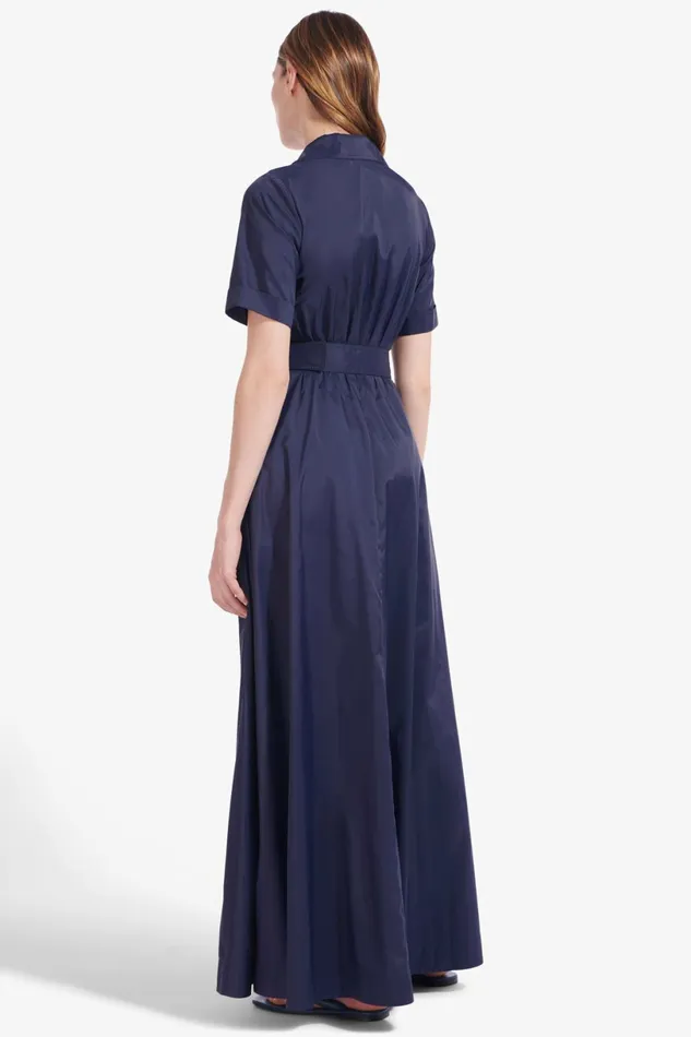 STAUD MILLIE DRESS Navy Women Dresses STAUD MILLIE DRESS Navy Women Dresses