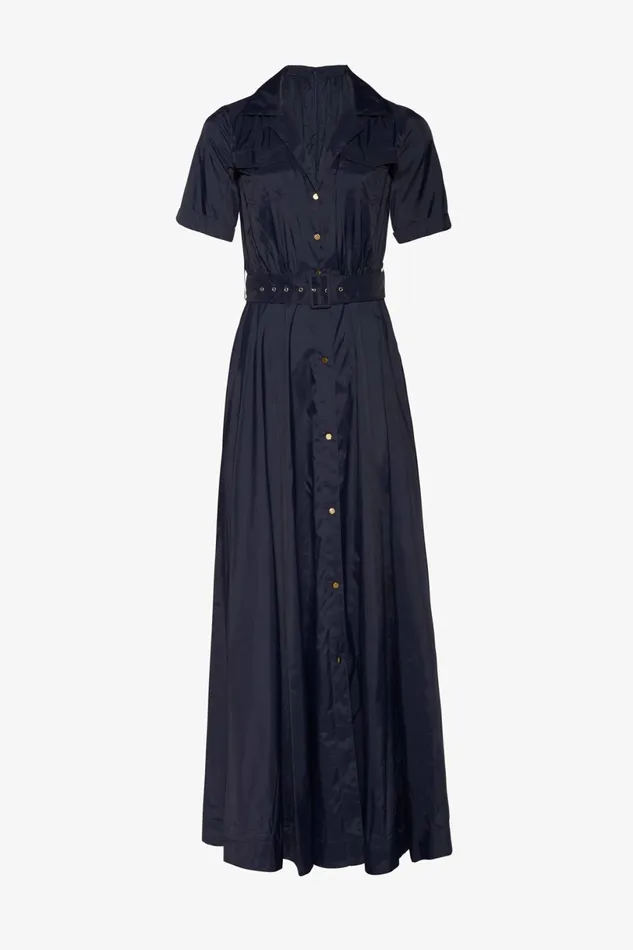 STAUD MILLIE DRESS Navy Women Dresses STAUD MILLIE DRESS Navy Women Dresses