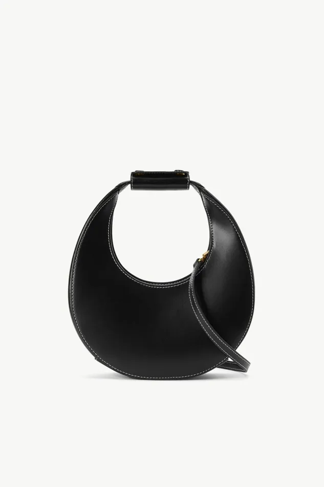 STAUD MINI MOON BAG Black Women Crossbody
