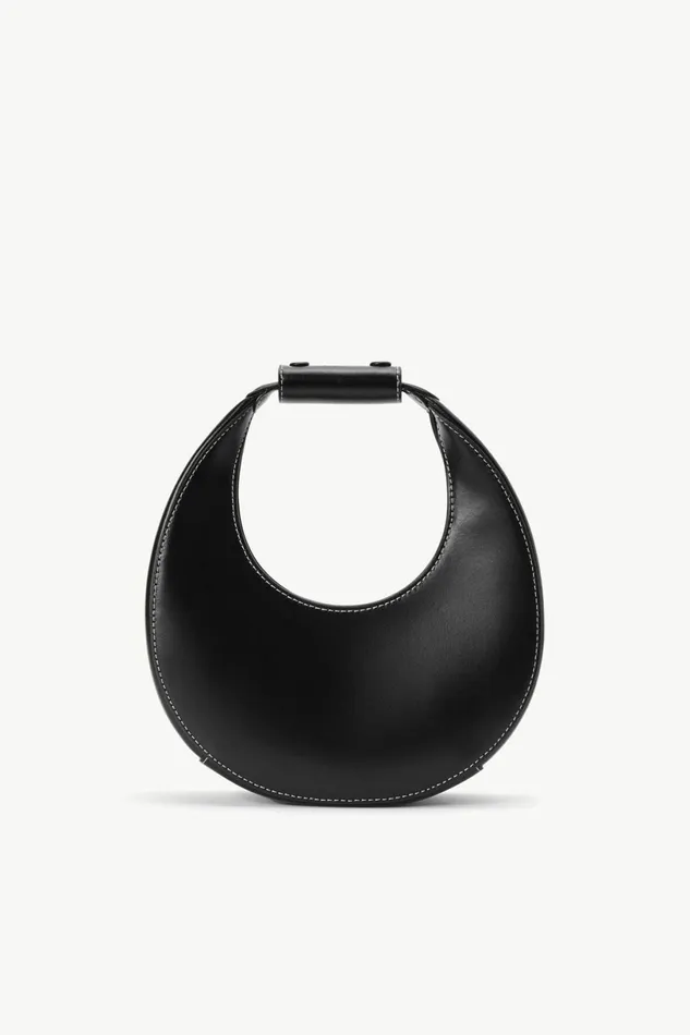 STAUD MINI MOON BAG Black Women Crossbody