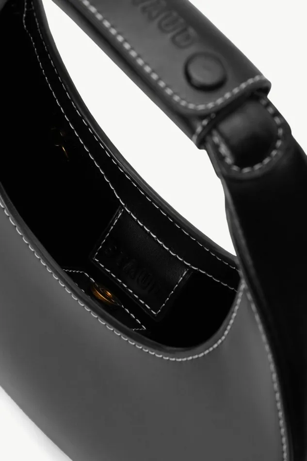 STAUD MINI MOON BAG Black Women Crossbody