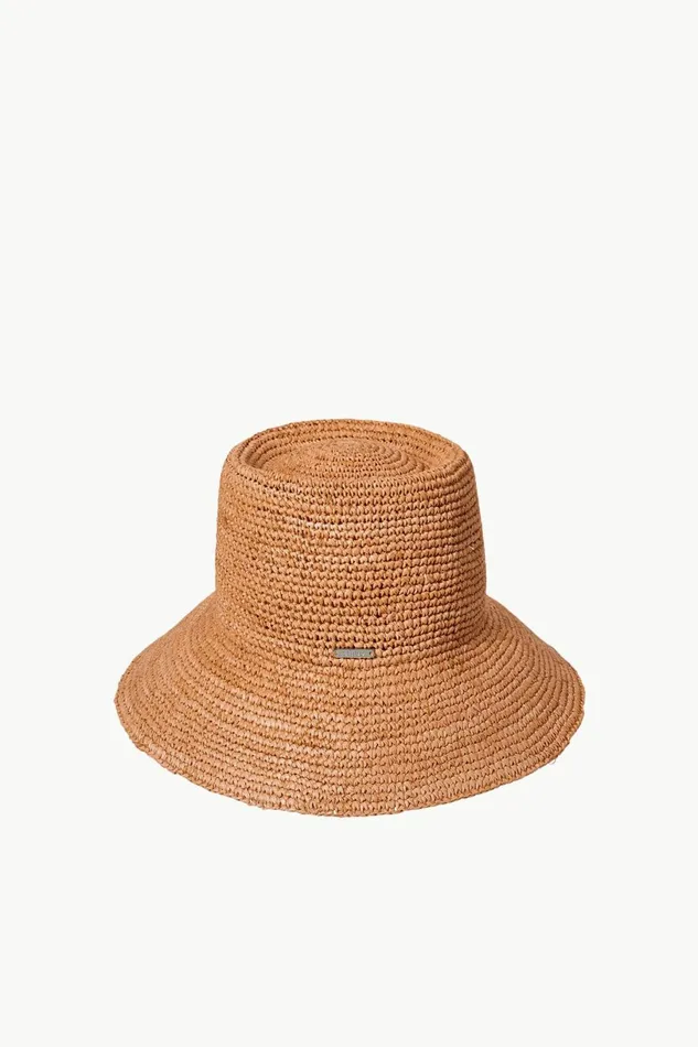 STAUD RITA BUCKET HAT Tan Women Swim