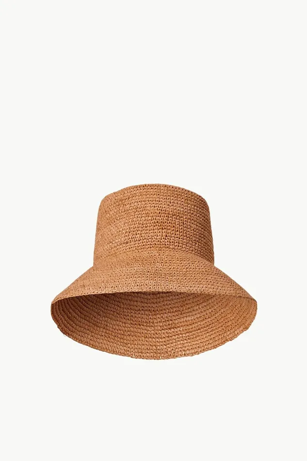 STAUD RITA BUCKET HAT Tan Women Swim STAUD RITA BUCKET HAT Tan Women Swim
