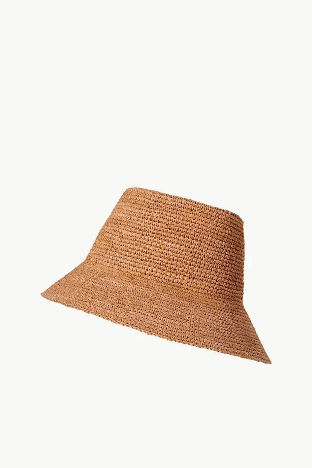STAUD RITA BUCKET HAT Tan Women Swim STAUD RITA BUCKET HAT Tan Women Swim