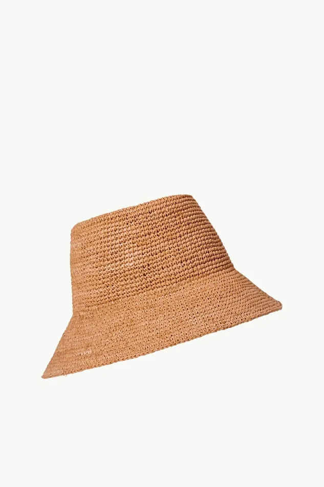 STAUD RITA BUCKET HAT Tan Women Swim STAUD RITA BUCKET HAT Tan Women Swim