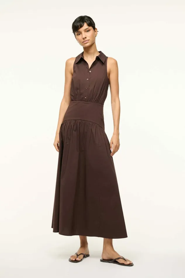 STAUD ROMY DRESS Earth Women Dresses