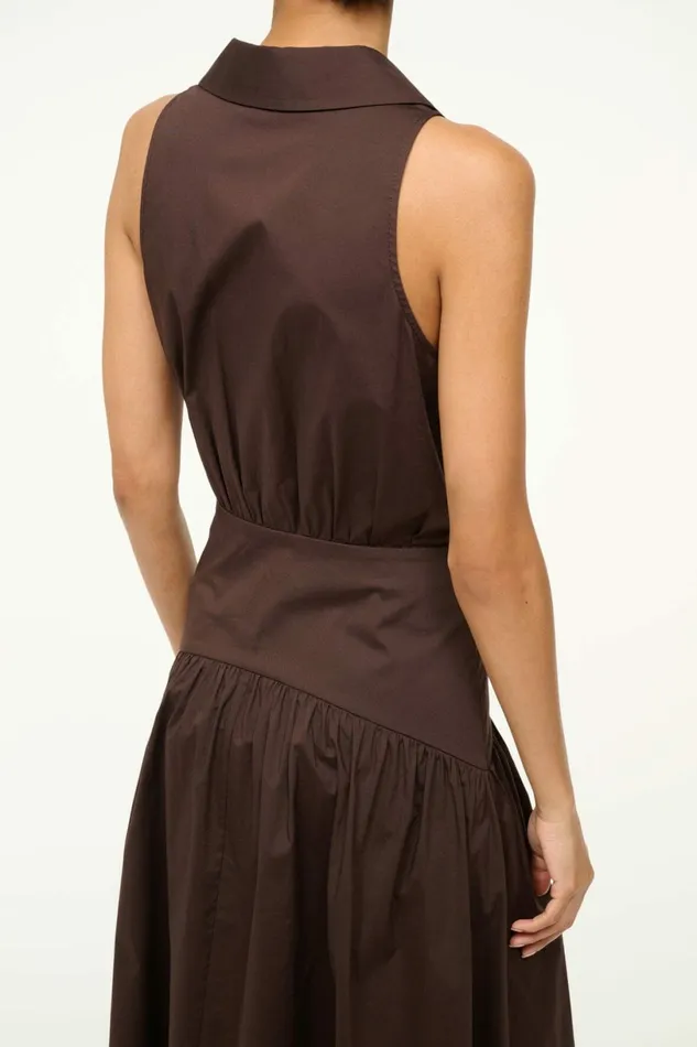 STAUD ROMY DRESS Earth Women Dresses STAUD ROMY DRESS Earth Women Dresses
