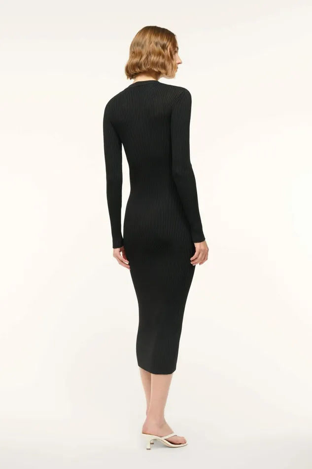 STAUD SHOKO SWEATER Black Women The Knit Shop STAUD SHOKO SWEATER Black Women The Knit Shop