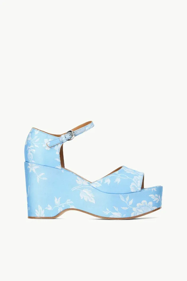STAUD STELLA PLATFORM SANDAL Blue Rose Women Platforms and Wedges
