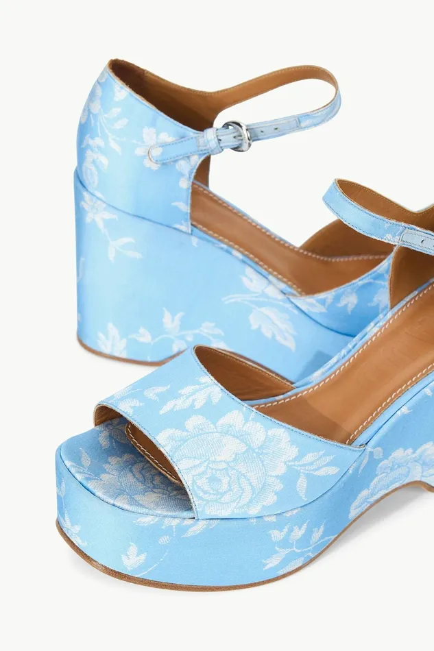 STAUD STELLA PLATFORM SANDAL Blue Rose Women Platforms and Wedges STAUD STELLA PLATFORM SANDAL Blue Rose Women Platforms and Wedges