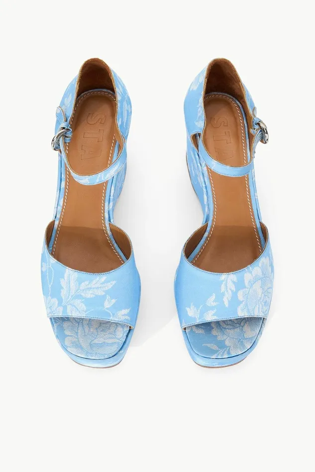 STAUD STELLA PLATFORM SANDAL Blue Rose Women Platforms and Wedges STAUD STELLA PLATFORM SANDAL Blue Rose Women Platforms and Wedges