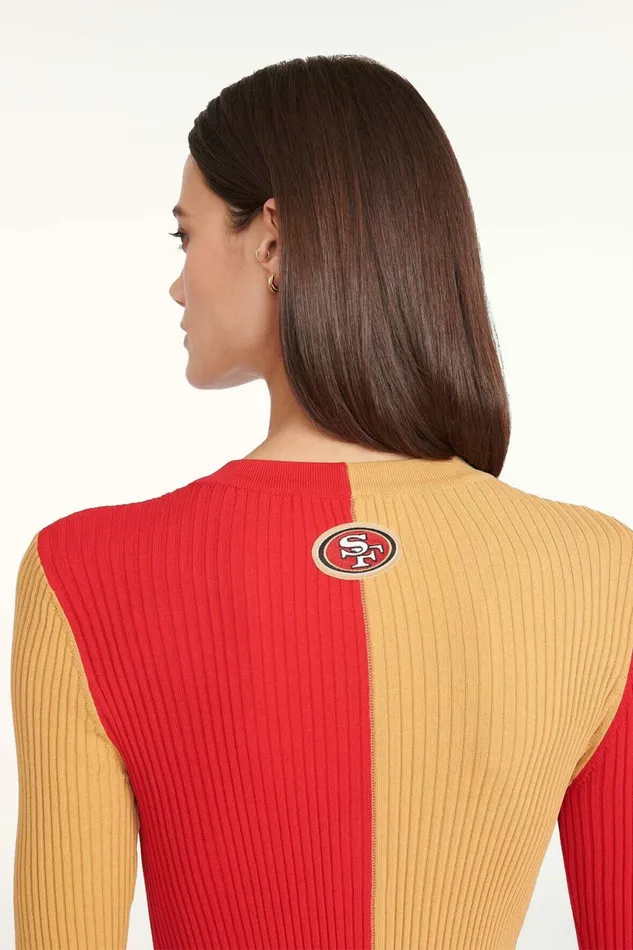 STAUD THE NFL CARGO SWEATER San Francisco 49ers Women Tops STAUD THE NFL CARGO SWEATER San Francisco 49ers Women Tops